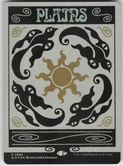 MTG Plains Rainbow Foil Foil NM Secret Lair Drop Series Magic 888 - Image 1