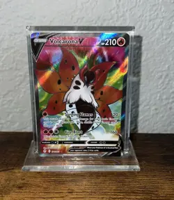 Volcarona V (Full Art) 170/203 SWSH07: Evolving Skies Holo Pokemon TCG - Image 1