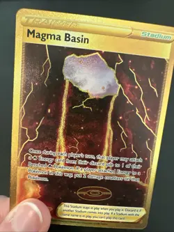 Magma Basin 185/172 Secret Rare Brilliant Stars Pokemon Near Mint - Image 3