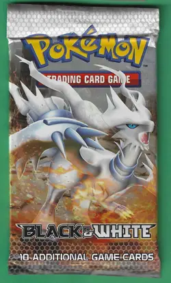 Pokemon "Black and White" 10-Card Sealed Booster Pack (Reshiram) X1 - Image 1