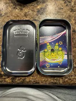 Empty Paldean Fates Mini Tin (Smoliv) - Collection - Storage Tin - Pokemon TCG - Image 2