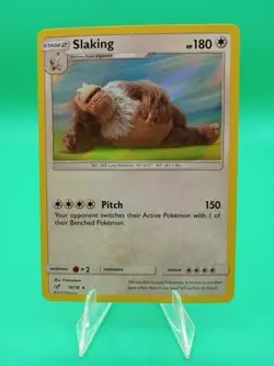 2019 Pokemon Detective Pikachu Slaking #18 Extremely LP - Image 1