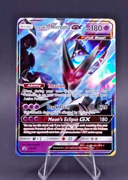 Pokemon Dawn Wings Necrozma GX SM101 Promo NM - Sun & Moon Black Star - Holo Rar - Image 1
