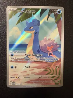 Pokemon TCG Misty's Lapras 194/182 Sv10: Destined Rivals Holo - Image 1