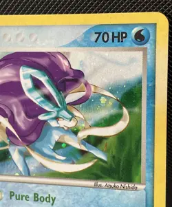 2005 Suicune 030 Pokemon TCG Black Star Holo Rare Promo NM/LP - Image 3