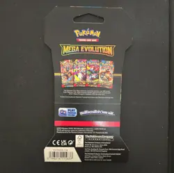 Pokemon Mega Evolution: Base Set Sleeved Booster Pack - 1X Random Art - Image 2