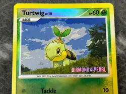 Pokemon TCG 2007 Turtwig 103/130 Diamond and Pearl Reverse Holo - Image 2