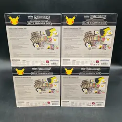Lot (4) Pokemon Celebrations Pokemon Center Elite Trainer Box Exclusive Sealed - Image 2