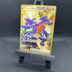 POKEMON DESTINED RIVALS CYNTHIA'S GARCHOMP EX 241/182 HYPER RARE TCG HOLO GOLD - Image 3
