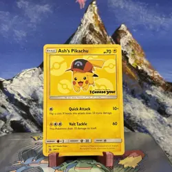 Ash's Pikachu - SM111 Pokemon SM Promo - MP - Image 1