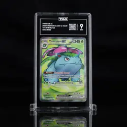 Venusaur ex 2023 Pokemon 151 Ultra Rare #182/165 | TAG 9 Mint Scarlet & Violet - Image 1