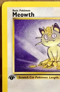 Meowth 56/64 Jungle Set 1st Edition 1999 Vintage Pokemon TCG - Image 2