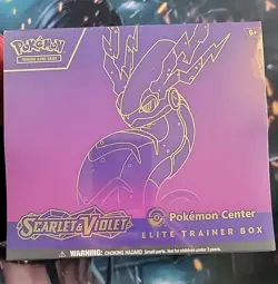 Pokemon Scartlet and Violet Pokemon Center Elite Trainer Box Combo New Sealed - Image 3