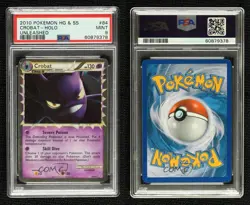 Crobat Prime Holo Pokemon HeartGold & SoulSilver Unleashed PSA 9 MINT 2010 - Image 3