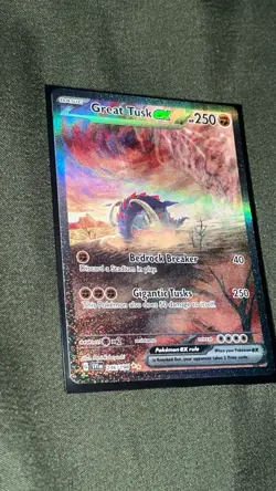 Great Tusk EX 246/198 SV01 Scarlet & Violet Base Set Sir Full Art - Image 2