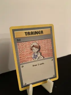Pokemon Bill Trainer Base Set Common 91/102 1999 Wizards of the Coast - Image 2