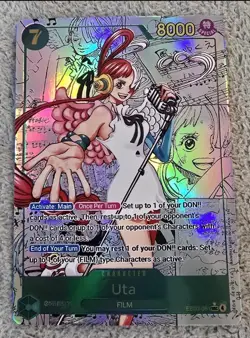 One Piece Card Game Uta EB03-051 Special Holo 8000 Power Heroines REPRINT - Image 1