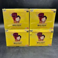 Lot of (4) One Piece EN OP-07 500 Years in the Future Booster Boxes Sealed - Image 1