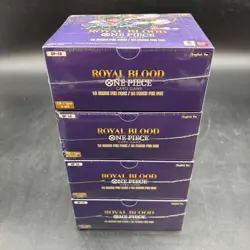 Lot of (4) One Piece EN OP-10 Royal Blood Booster Boxes Sealed - Image 5