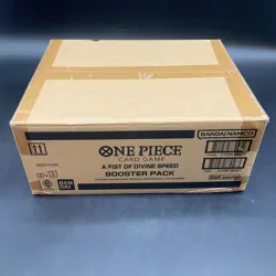 One Piece English OP11 A Fist Of Divine Speed Booster Pack Box Case Sealed - Image 1