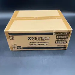 One Piece English OP11 A Fist Of Divine Speed Booster Pack Box Case Sealed - Image 2