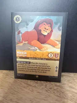 Disney Lorcana TCG - Floodborn - Mufasa - Betrayed Leader - 14/204 - Legendary - Image 1