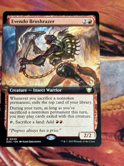 Evendo Brushrazer - 0030 - Borderless - Edge of Eternities -NM - Magic - MTG - Image 2