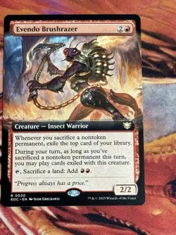 Evendo Brushrazer - 0030 - Borderless - Edge of Eternities -NM - Magic - MTG - Image 3