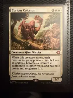 Curious Colossus Lorwyn Eclipsed Regular - MTG - NM - Image 1