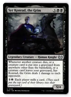 Syr Konrad, the Grim 158 Commander: Duskmourn: House of Horror NM - Image 1