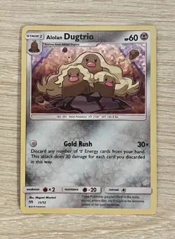 Pokemon TCG - McDonalds 2019 - Alolan Dugtrio 11/12 Holo - Image 1
