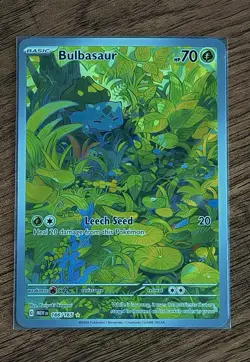 Pokemon Bulbasaur Sv: Scarlet & Violet 151 Illustration Rare Full Art Holo 166/… - Image 1
