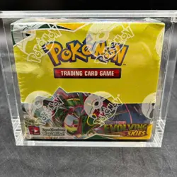 #3 Pokemon Evolving Skies Booster Box SEALED w/ Acrylic Case MINT Sword & Shield - Image 1