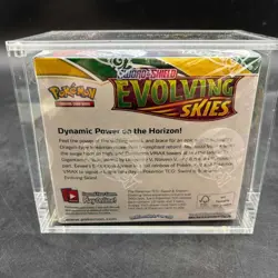 #3 Pokemon Evolving Skies Booster Box SEALED w/ Acrylic Case MINT Sword & Shield - Image 3