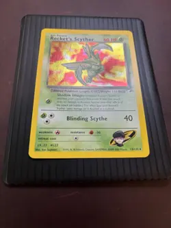 Rocket’s Scyther 13/132 Gym Heroes Unlimited Vintage Rare Holo Pokemon TCG - NM - Image 3
