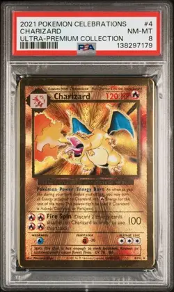 2021 POKEMON CELEBRATIONS ULTRA-PREMIUM COLLECTION #4 CHARIZARD ULTRA-PREMIUM CO - Image 1