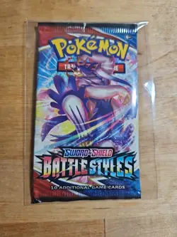 Pokemon Sword & Shield Battle Styles Booster Pack (1 Pack) NEW! 23 820650808180 - Image 1