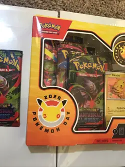 Pokemon Day 2026 Collection Box 30th Anniversary Sealed Box + 1 Pack Phantasmal - Image 2