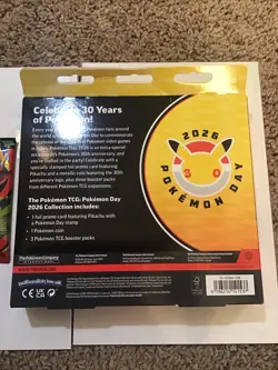 Pokemon Day 2026 Collection Box 30th Anniversary Sealed Box + 1 Pack Phantasmal - Image 4