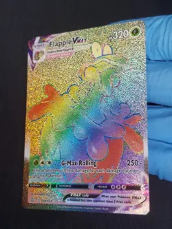 Pokemon TCG Battle Styles Flapple Vmax Secret Rare Rainbow 164/163 NM Rare 💎 - Image 2
