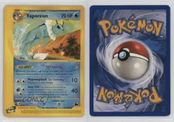 Vaporeon Pokemon e-Card Series Skyridge #33 2003 - Image 3
