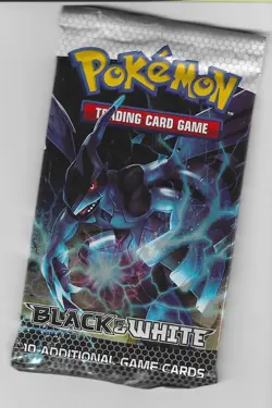 Pokemon "Black and White" 10-Card Sealed Booster Pack (Zekrom) X1 - Image 1