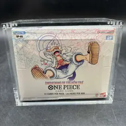 #1 One Piece EN OP-05 Awakening of the New Era Booster Sealed w/ Acrylic Case - Image 1
