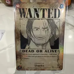 Shanks (004) (Wanted Poster) OP09-004 Emperors in the New World Foil SP ALT ART - Image 1