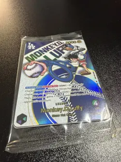 Monkey D. Luffy One Piece Dodgers Collab Promo Card Exclusive SEALED ⚾ 🔥 - Image 1