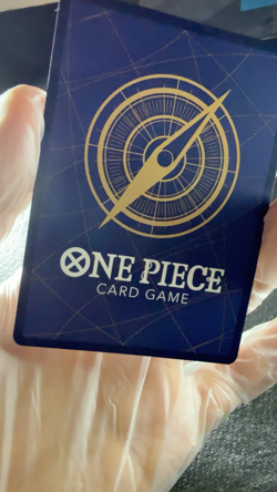 2025 One Piece TCG Monkey D. Luffy OP05-119 SEC Manga Alt Art Promo NOT FOR SALE - Image 2