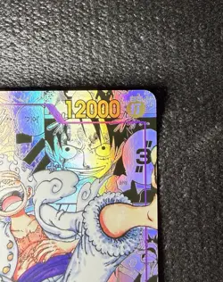 2025 One Piece TCG Monkey D. Luffy OP05-119 SEC Manga Alt Art Promo NOT FOR SALE - Image 3