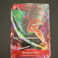 Bandai Roronoa Zoro One Piece CCG Starter ST01-013 Character Holo English - Image 1