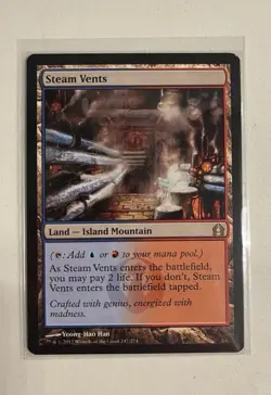 MTG Steam Vents Return to Ravnica Card Regular NM Condition - Image 1