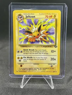 Pokemon TCG Jolteon Jungle Card 20/64 Regular Rare Non-Holo - Image 1